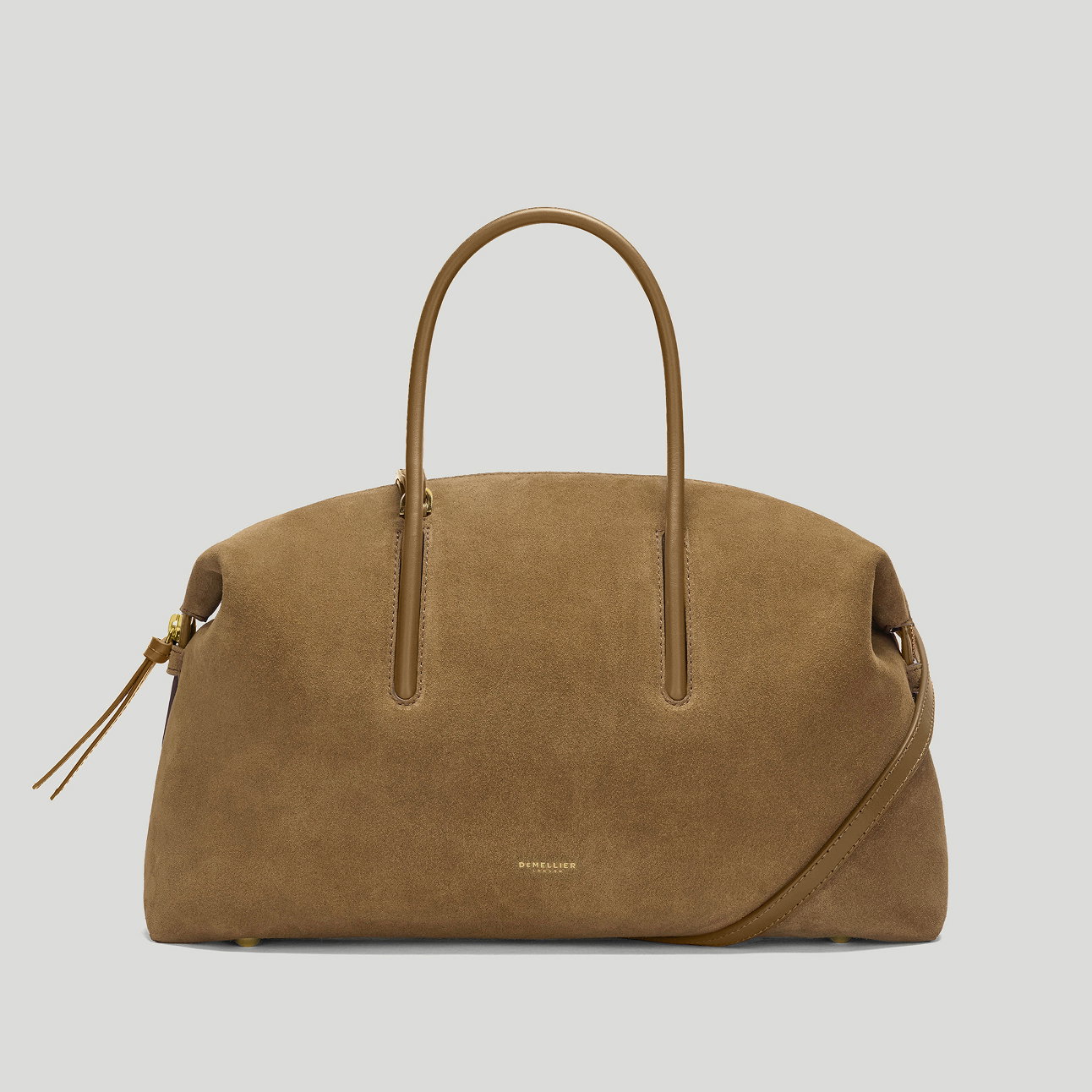 The Midi Stockholm tobacco suede