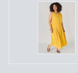 Pleated Woven Maxi Shirtdress