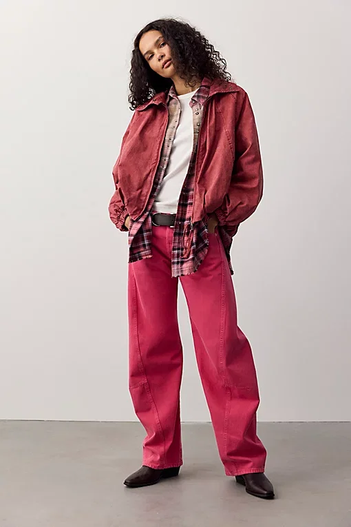 We The Free Fable Low Rise Twisted Bowed Jeans