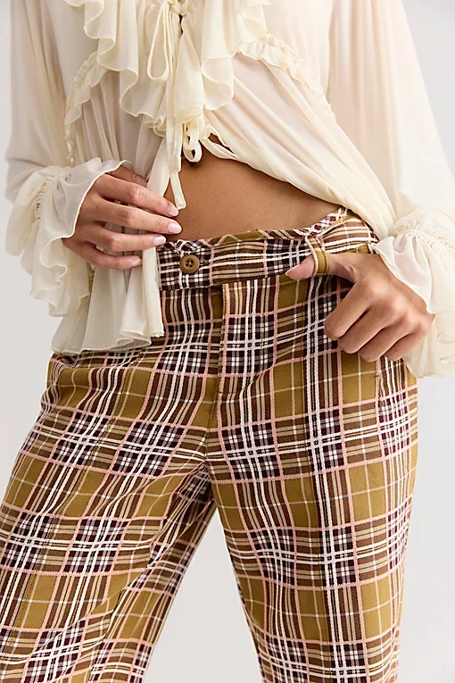Set On You Slim Yarn Dye Trousers