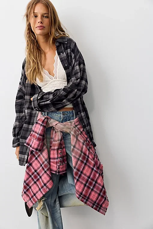 We The Free Selene Oversized Flannel