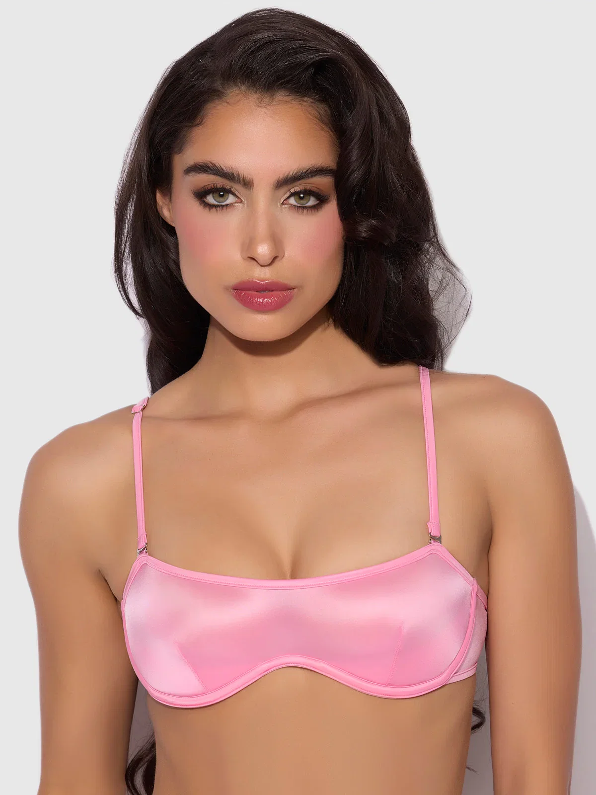 Image of Neev Oil Slick Unlined Bandeau Bra