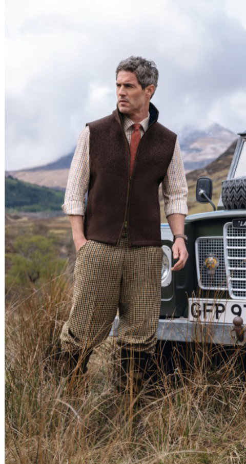 Men’s Boiled Wool Gilet