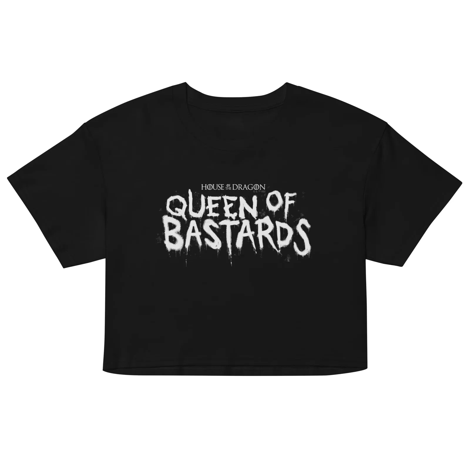 Image of House of the Dragon Women’s Crop Top Queen of Bastards