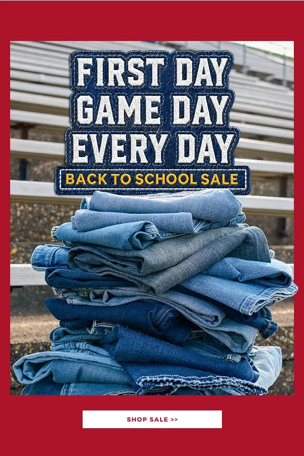 FIRST DAY GAME DAY EVERY DAY | BACK TO SCHOOL SALE