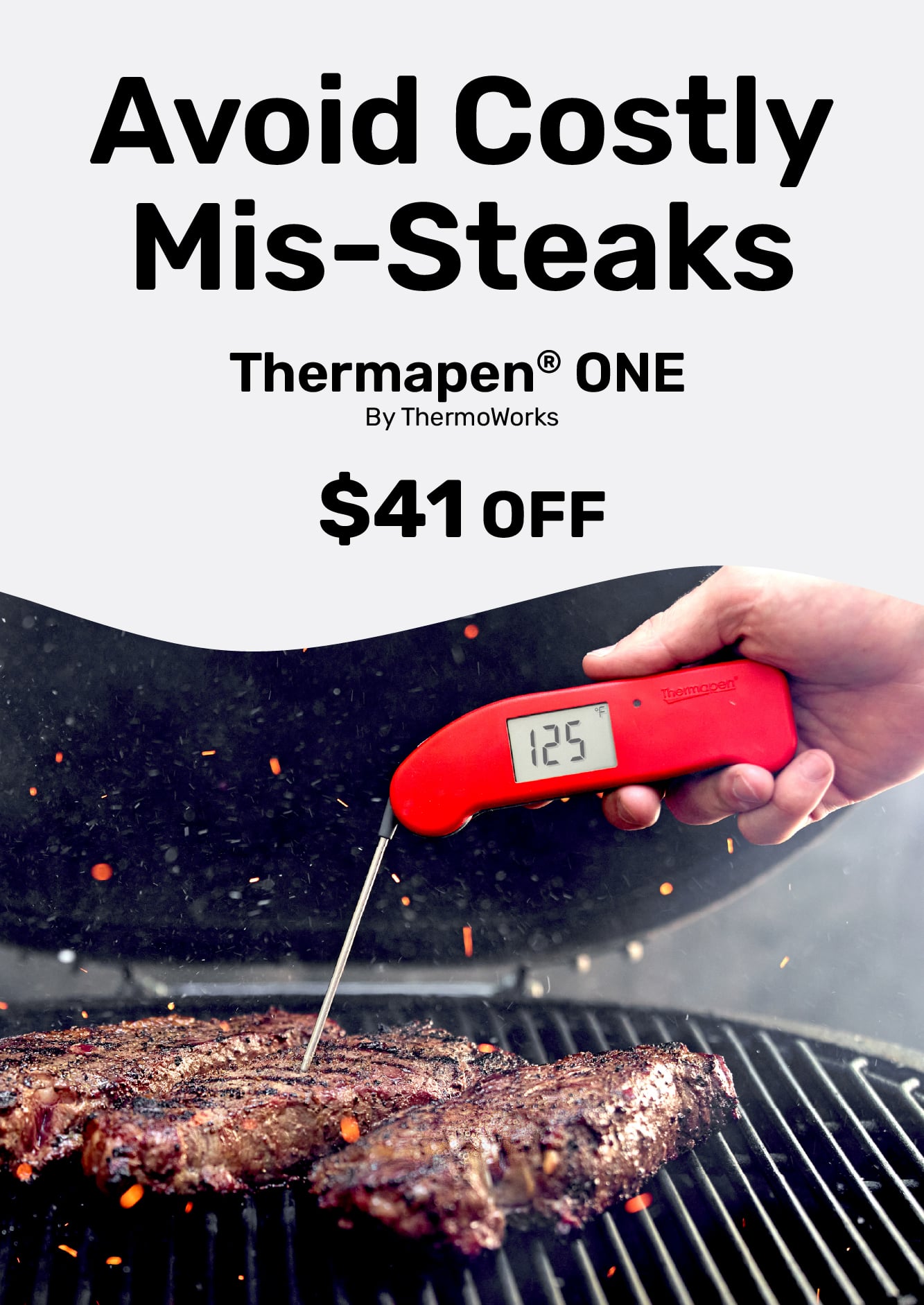 Avoid Costly Mis-Steaks with Thermapen ONE