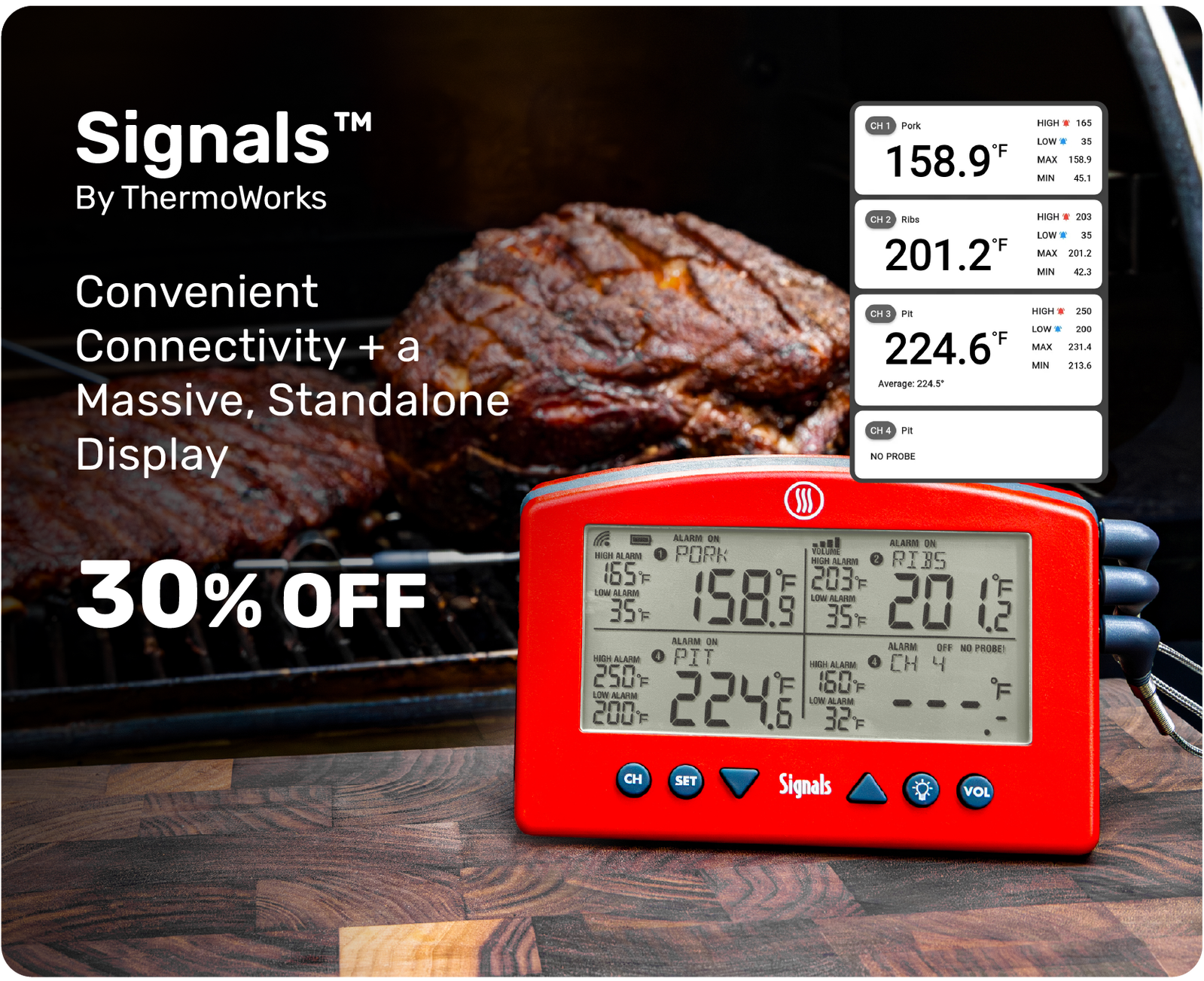 Signals BBQ Hub: 30% Off