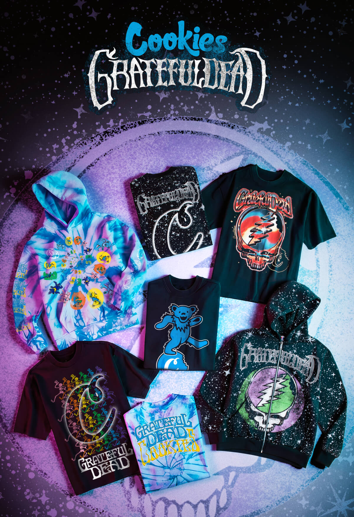 Shop Cookies x Grateful Dead, with graphic tees, hoodies and more