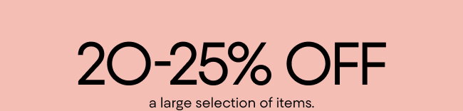 20-25% Off