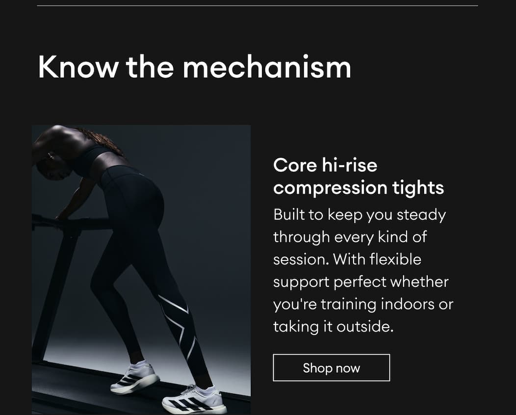 Core hi-rise compression tights | Shop now 