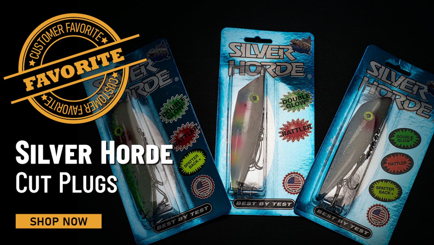 Customer Favorite Silver Horde Cut Plugs Shop Now