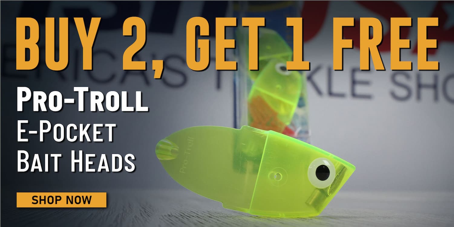 Buy 2, Get 1 Free Pro-Troll E-Pocket Bait Heads Shop Now