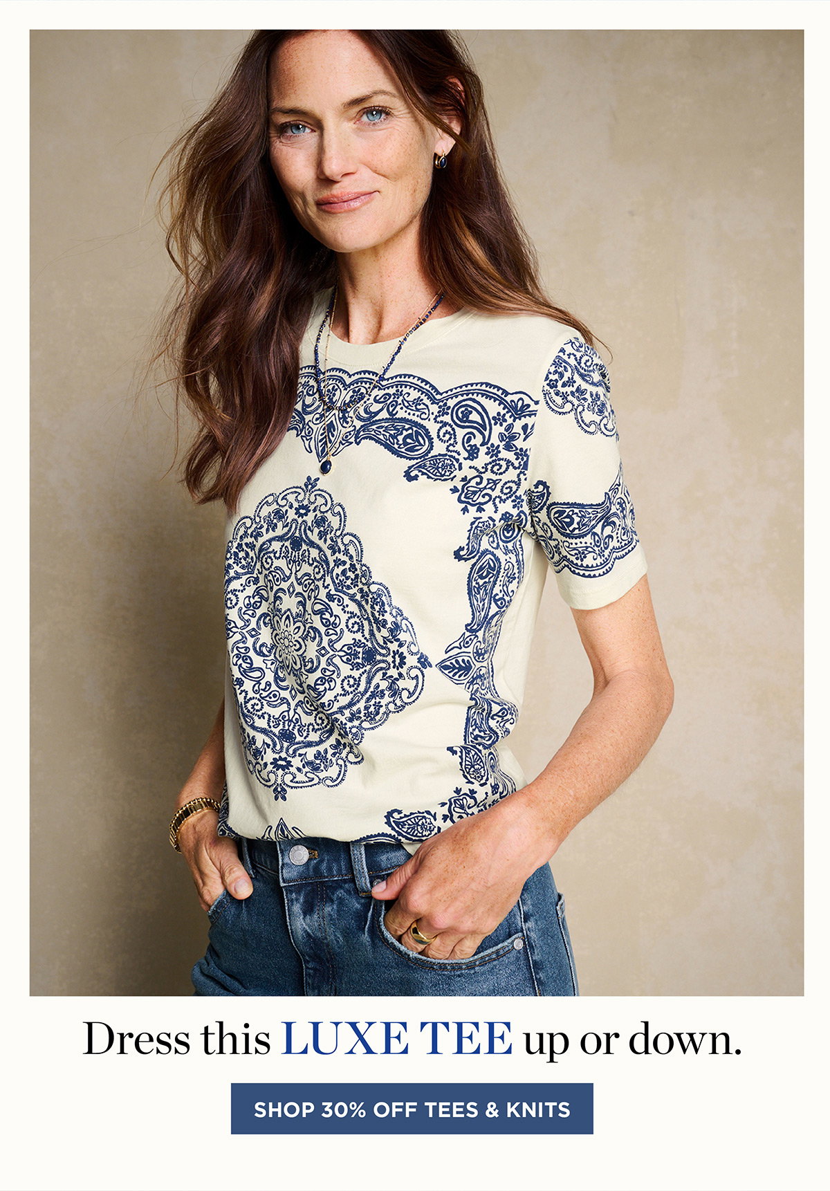 Shop 30% off Tees & Knits