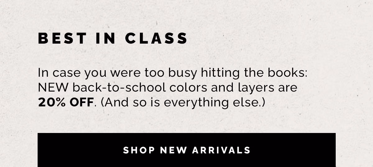 Shop New Arrivals