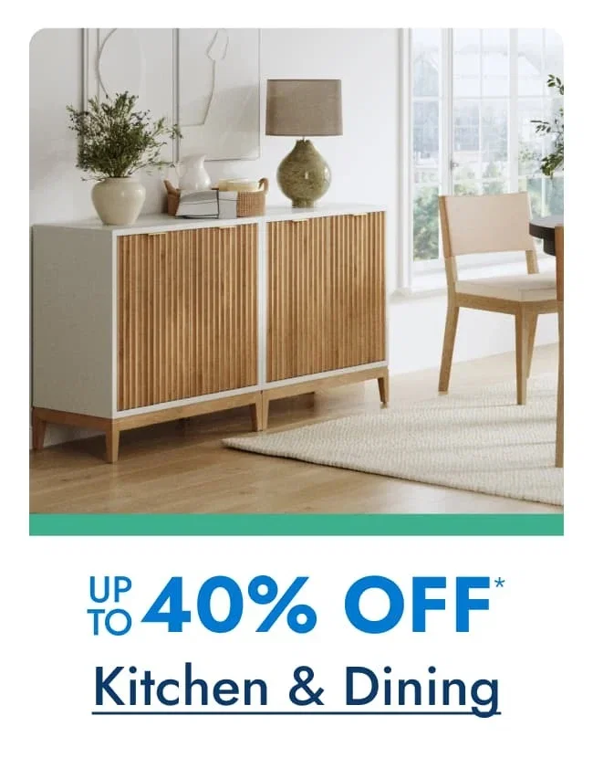 Up to 40% off Kitchen & Dining