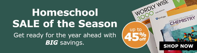 Homeschool SALE of the Season | Up to 45% Off