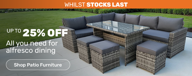 25% off patio sale