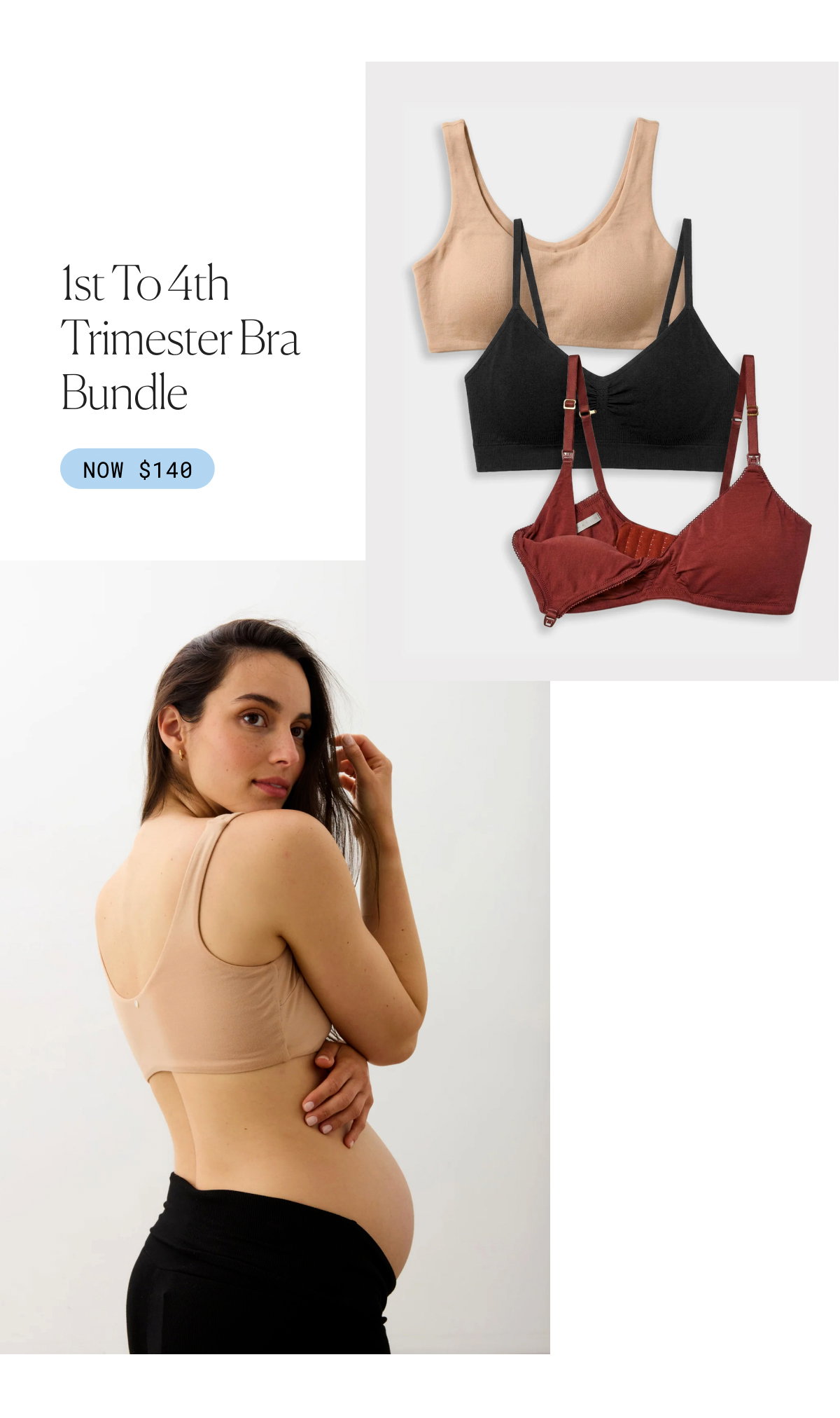 1st to 4th Trimester Bra Bundle
