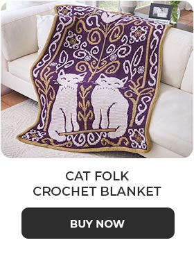 Cat Folk Crochet Blanket
