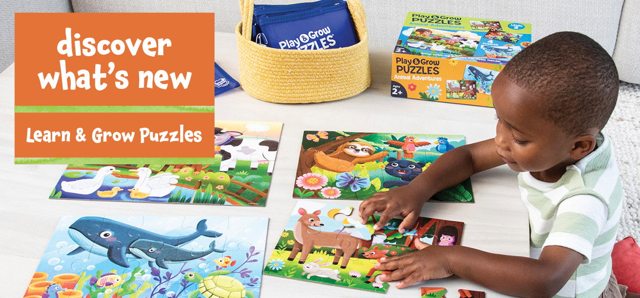 Discover What's New - Learn & Grow Puzzles