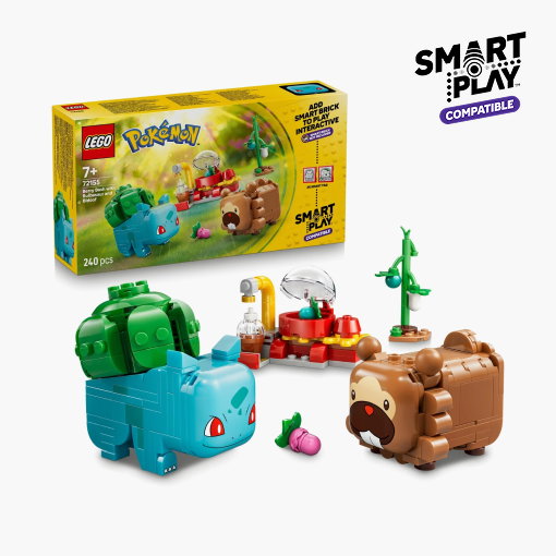 LEGO® Pokémon™ SMART Play™: Berry Bash with Bulbasaur and Bidoof 71255