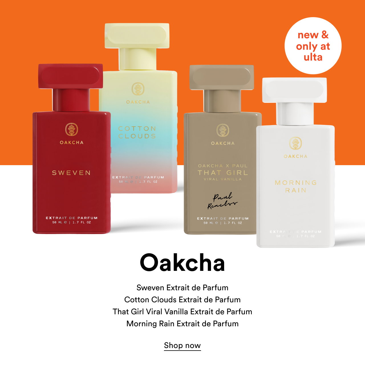 New & only at Ulta | OAKCHA | Shop Oakcha's Extrait de Parfum