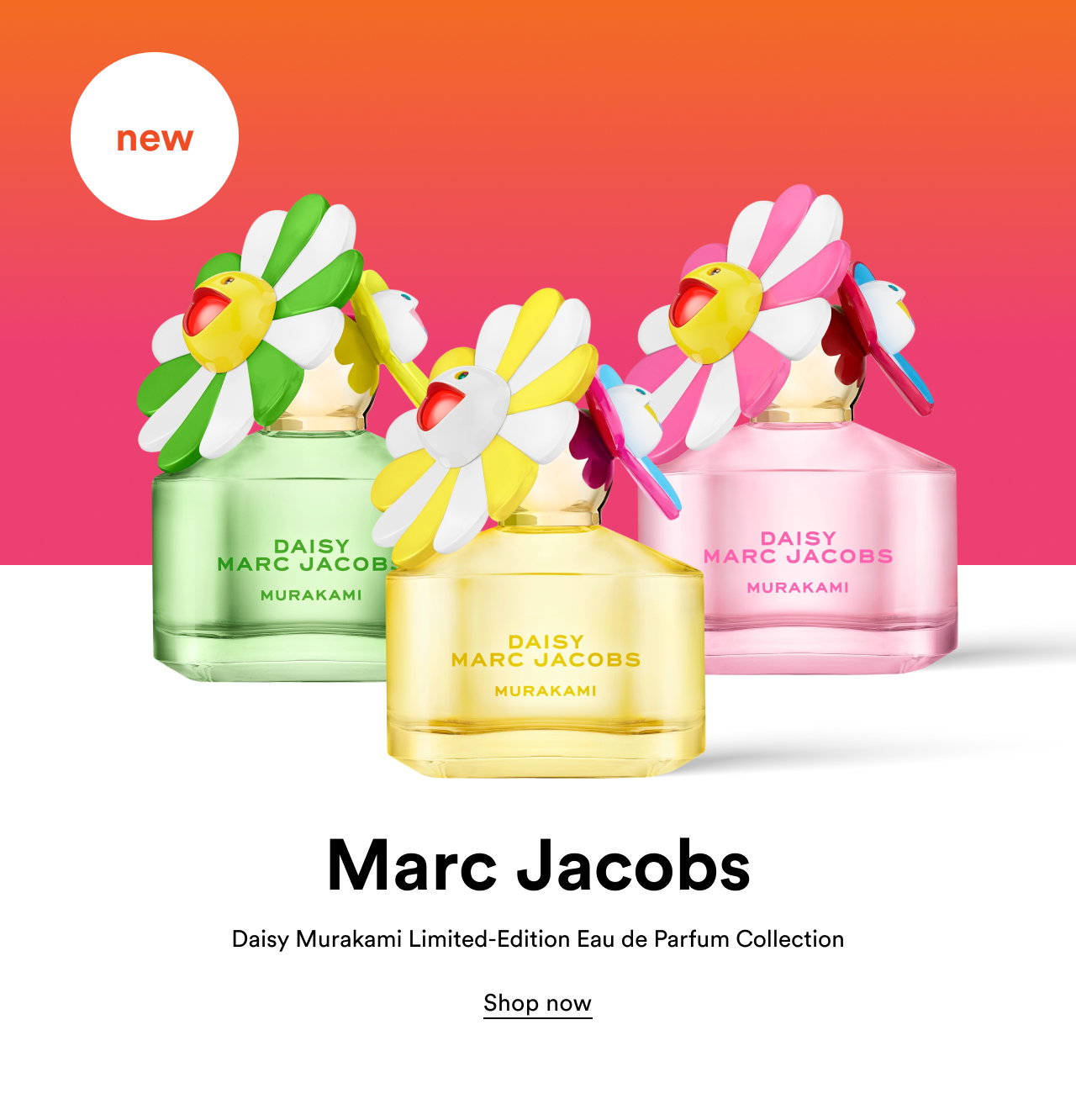 New & only at Ulta | Marc Jacobs | Daisy Murakami Limited-Edition Eau de Parfum Collection | Shop now