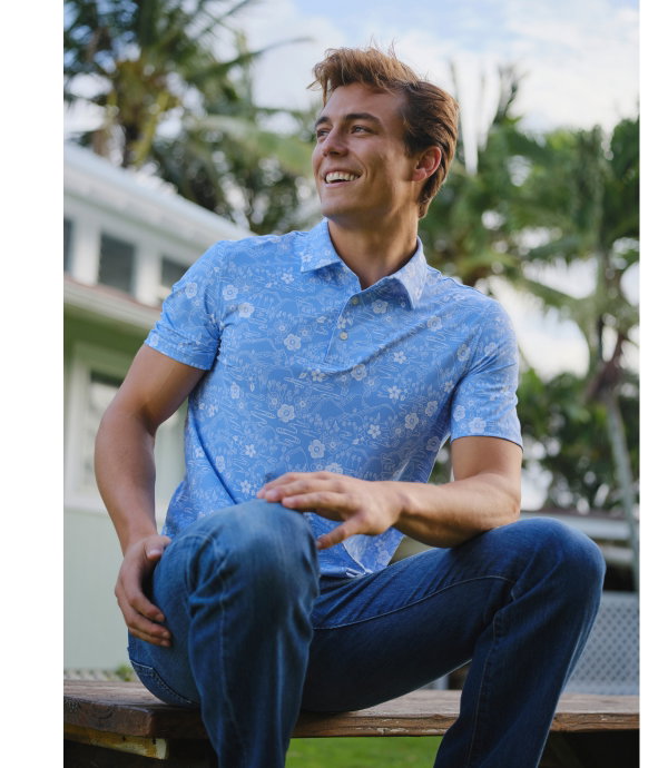 Shop Blossom Harmony Men's Polo