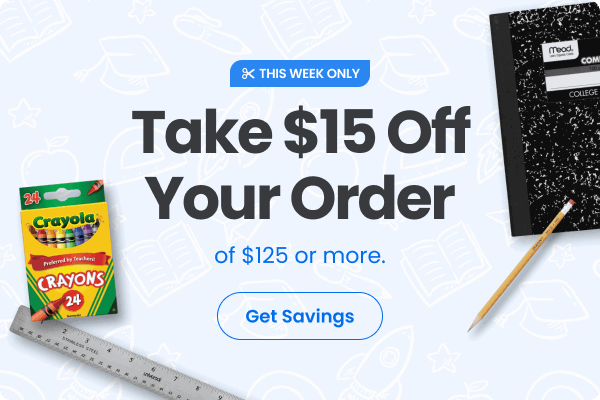 Take $15 off your order