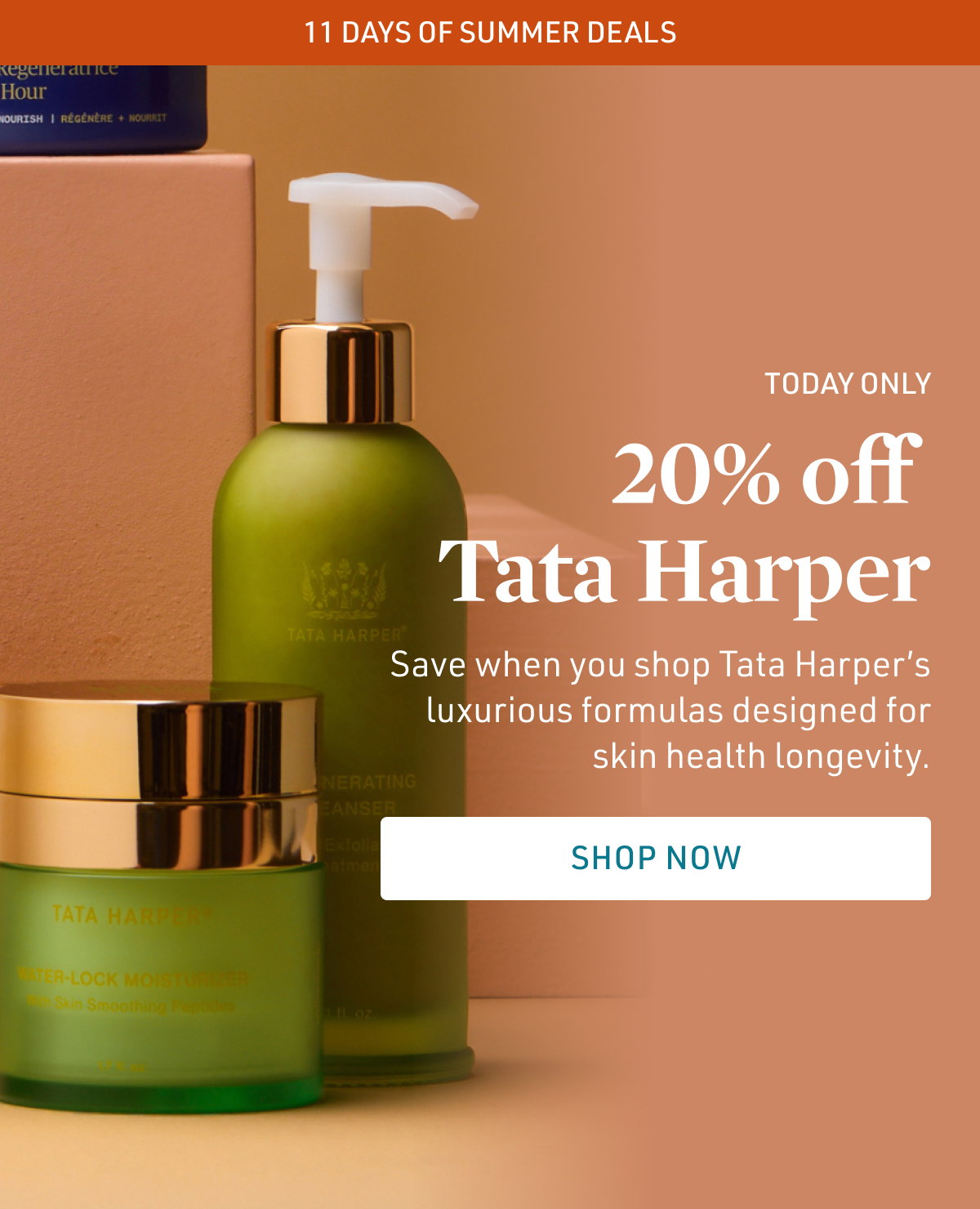 20% off Tata Harper