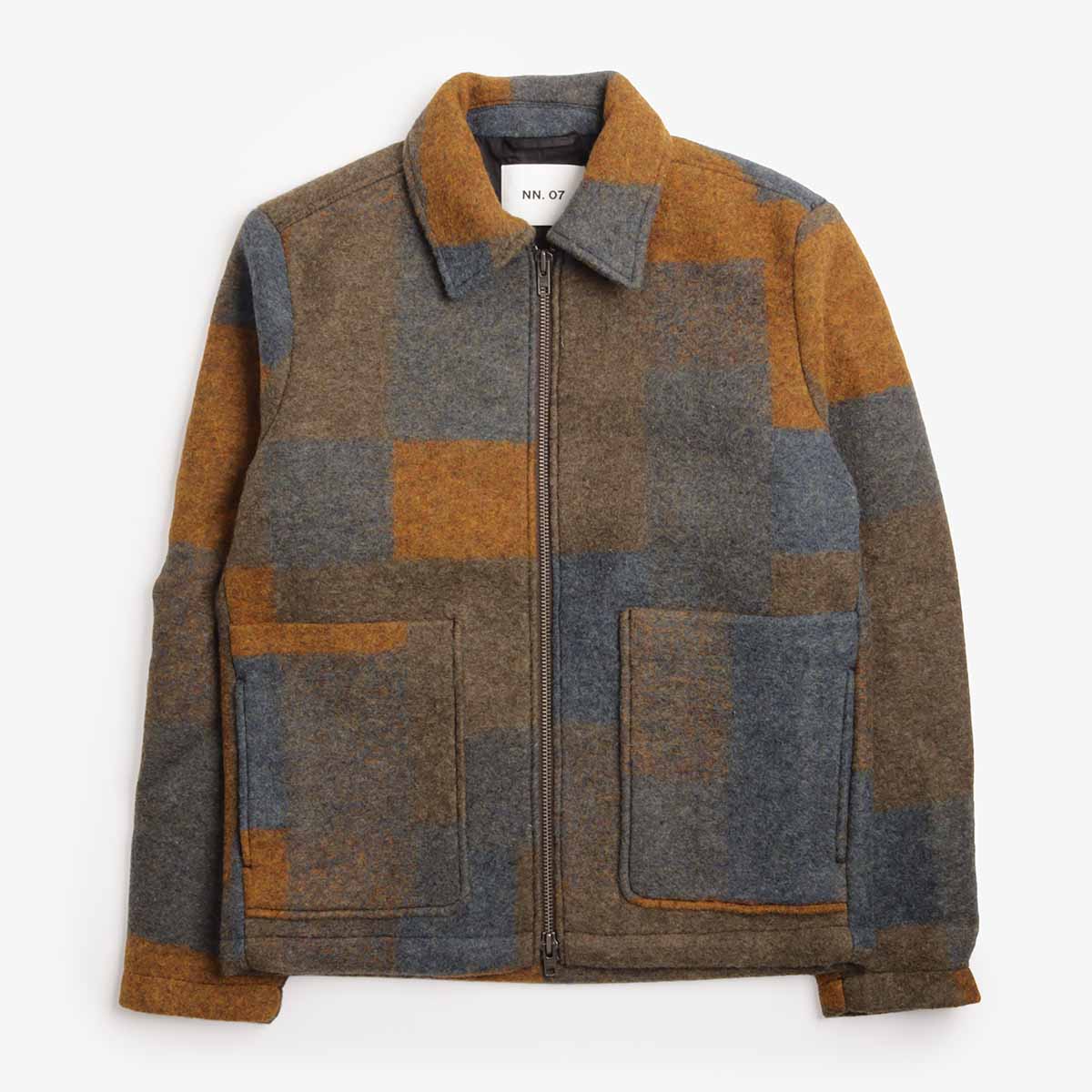 NN.07 Gael 8267 Two-Way Zipper Wool Jacketat Urban Industry