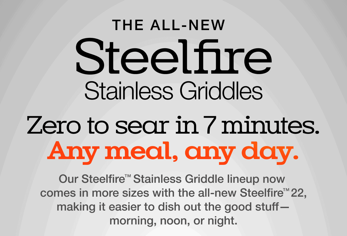 Steelfire 22 Stainless Griddle