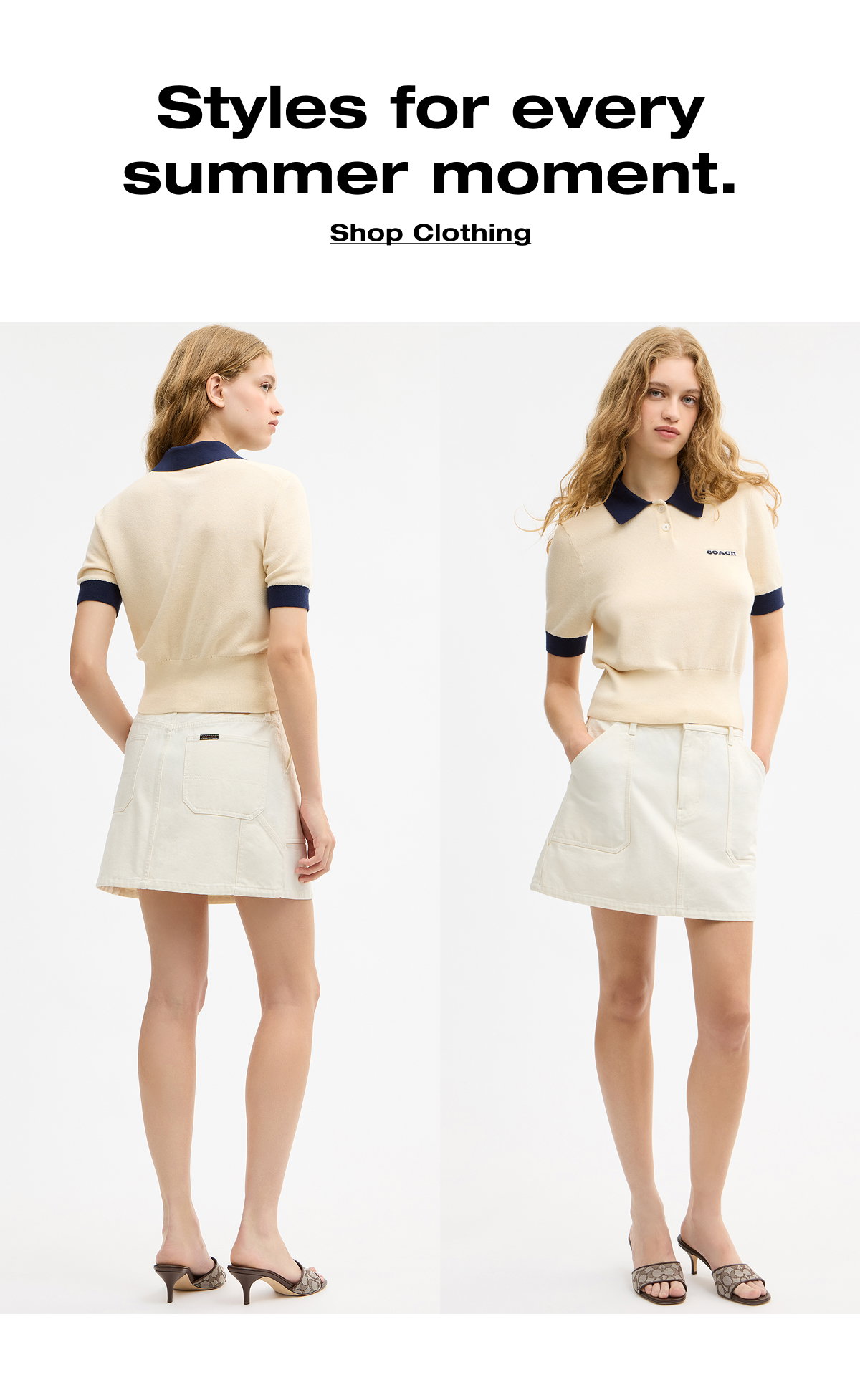 Styles for every summer moment. Shop Clothing