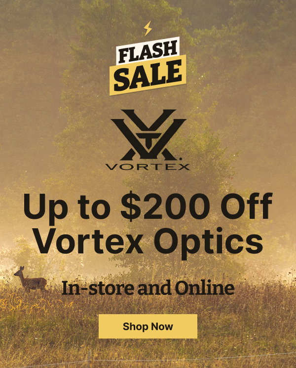 Flash Sale Starts! Up to $200 Off Vortex Optics