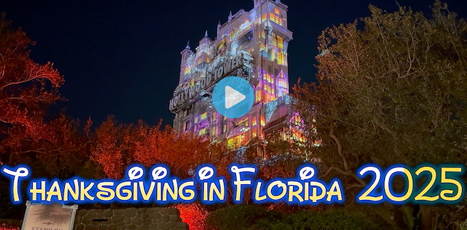 Click to watch a video of Kevin's family Thanksgiving vacation to Disney World