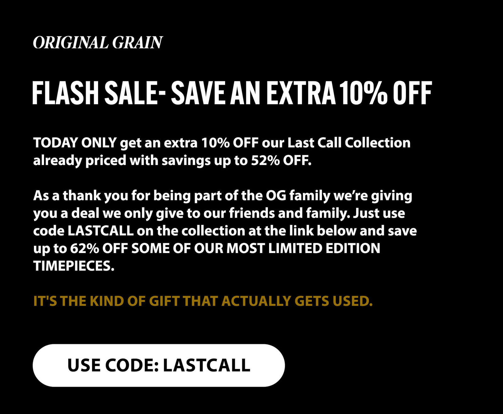 FLASH SALE 