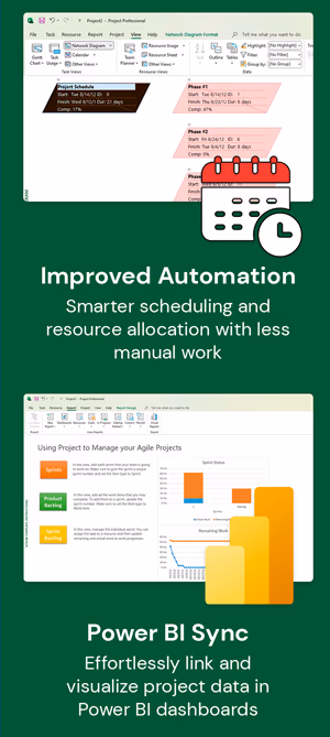 Microsoft Visio or Project 2024 Professional: Lifetime License for Windows