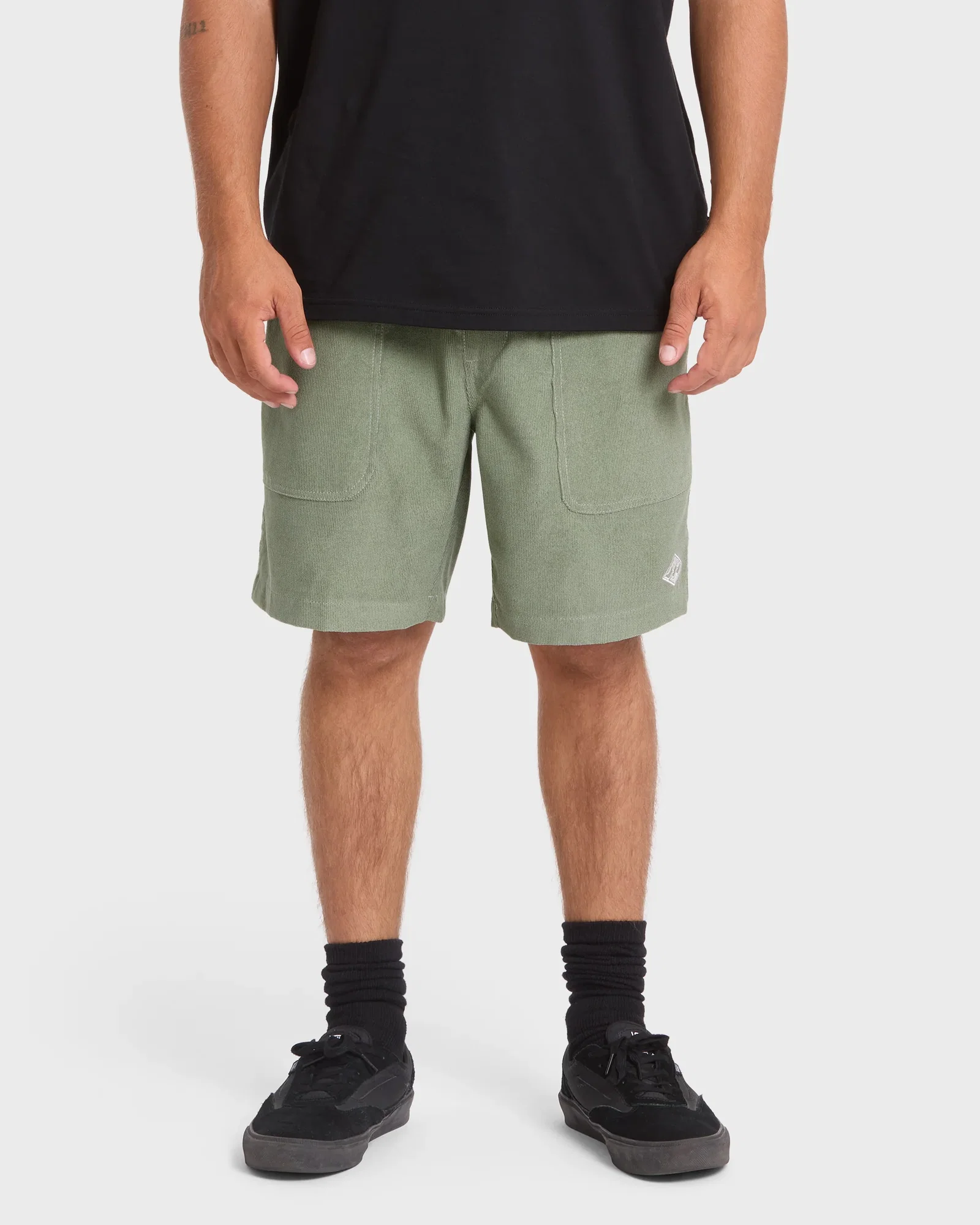 Image of De La Cruz Cord 18" Amphibian Hybrid Shorts - Sea Spray