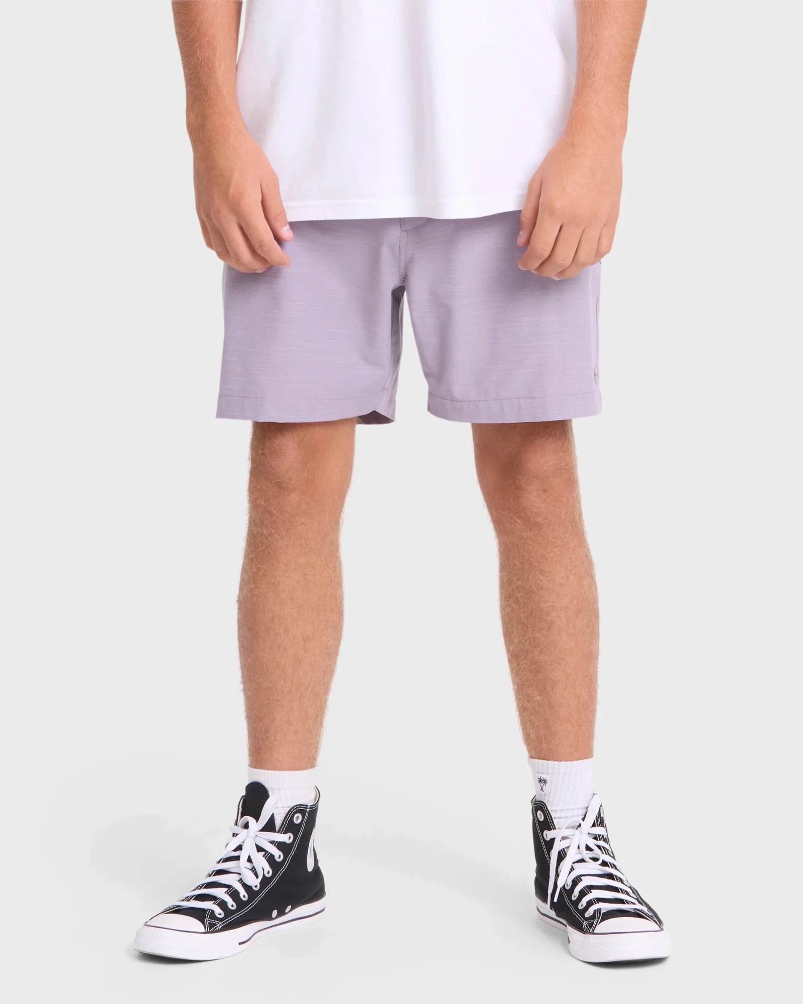 Image of Crossfire Submersible 17" Amphibian Hybrid Shorts - Purple Ash