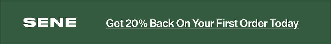 get 20% back on your first order today