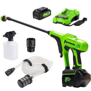 Greenworks 600psi POWERALL Battery Powered Power Cleaner Kit - Open Box