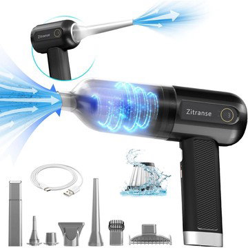 4-in-1 Electric Handheld Mini Compressed Air Duster