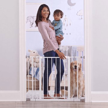 Regalo Wall Safe Extra Wide Walk Through Safety Gate