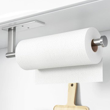 Towel Rack for Kitchen Organization and Storage, Kitchen Paper Roll Holder