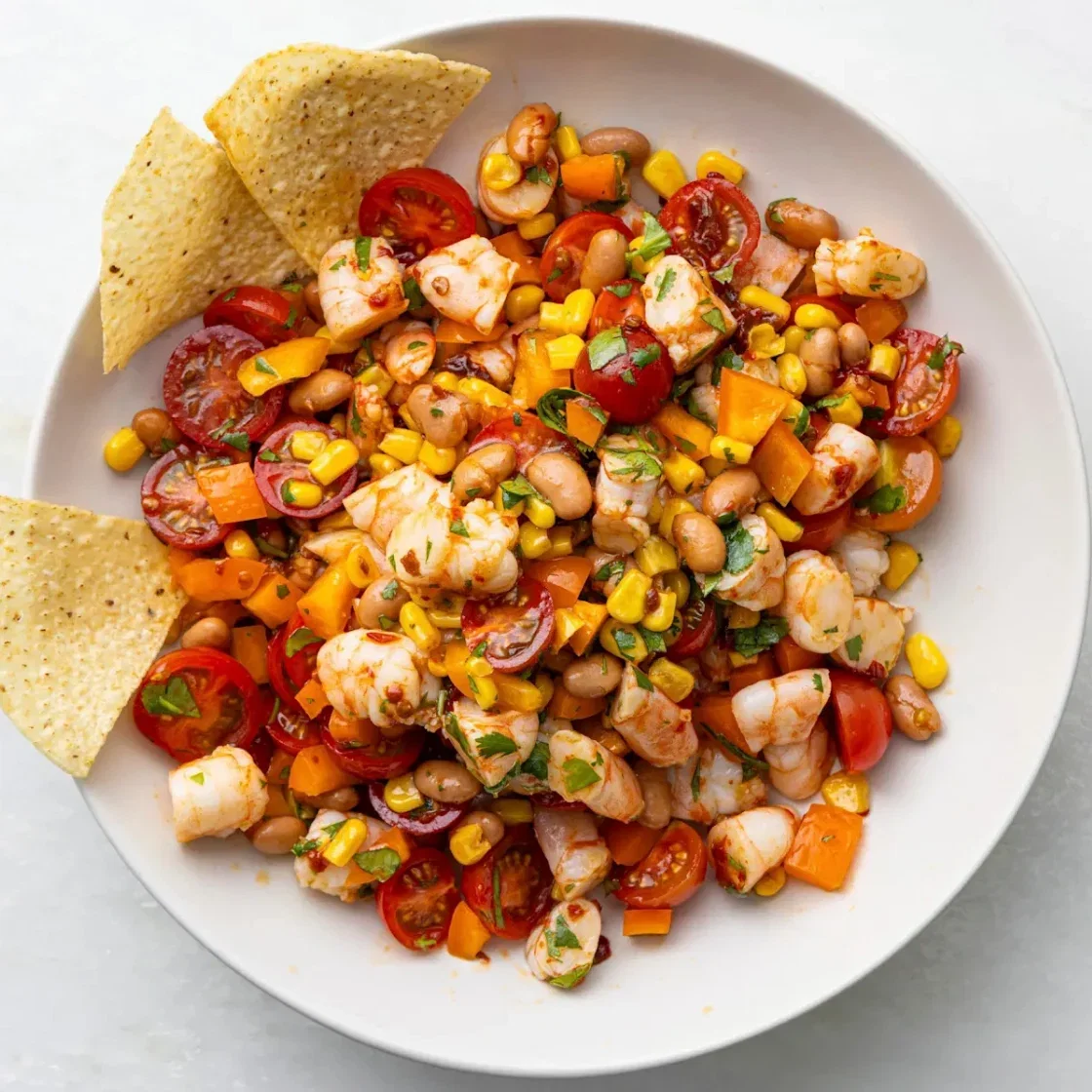 Smoky Shrimp and Bean Salad