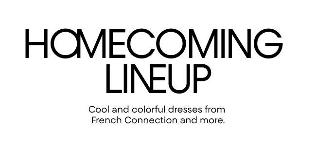 Homecoming Lineup