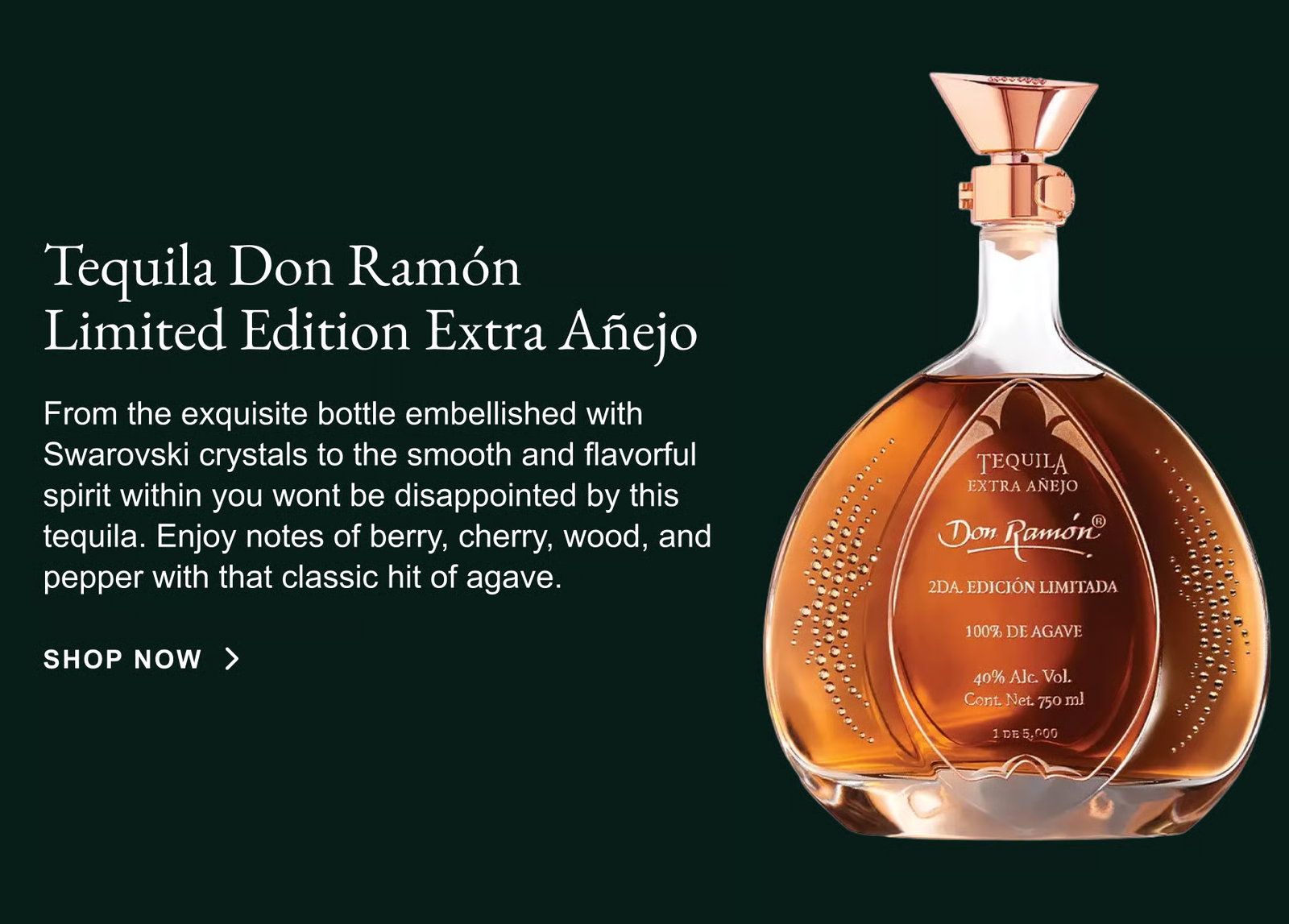 Tequila Don Ramon Limited Edition Extra Anejo - Shop Now