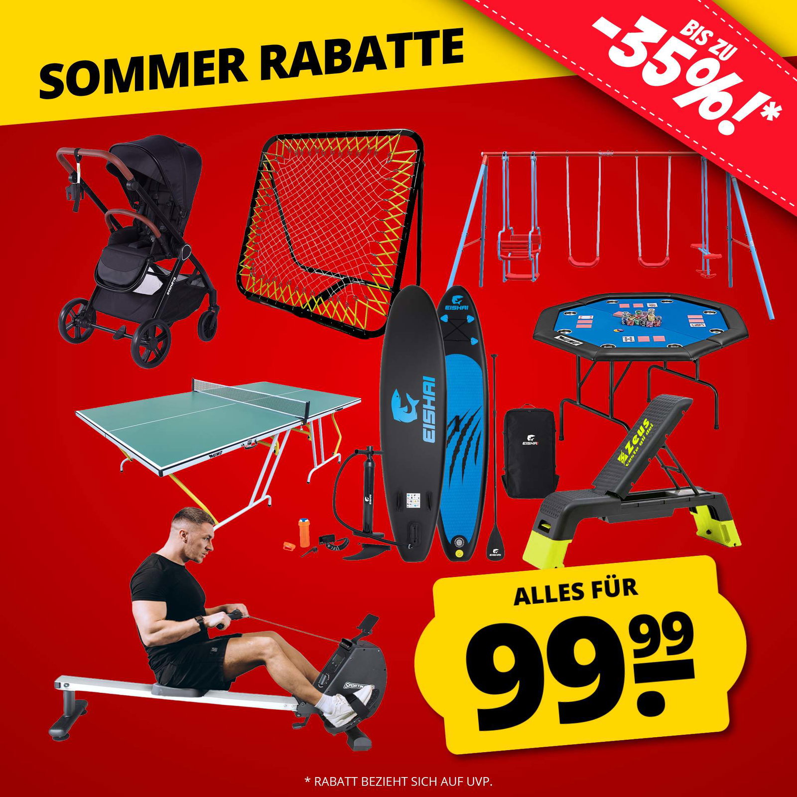 Sommer Rabatte - große Deals für 99,99€