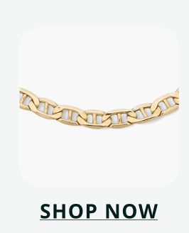 Gold mariner link chain necklace. Click here to shop now