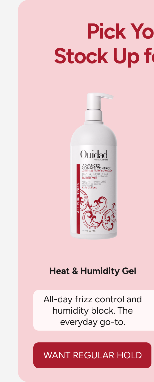 Heat & Humidity Gel - All-day frizz control and humidity block. The everyday go-to. - Add To Cart